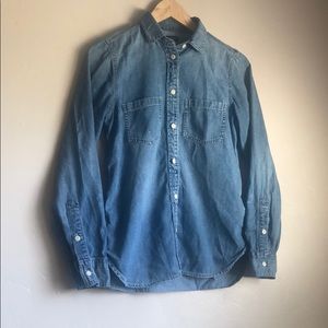 J. Crew Denim Button-Down Shirt